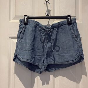 J.Crew chambray drawstring shorts SZ Medium